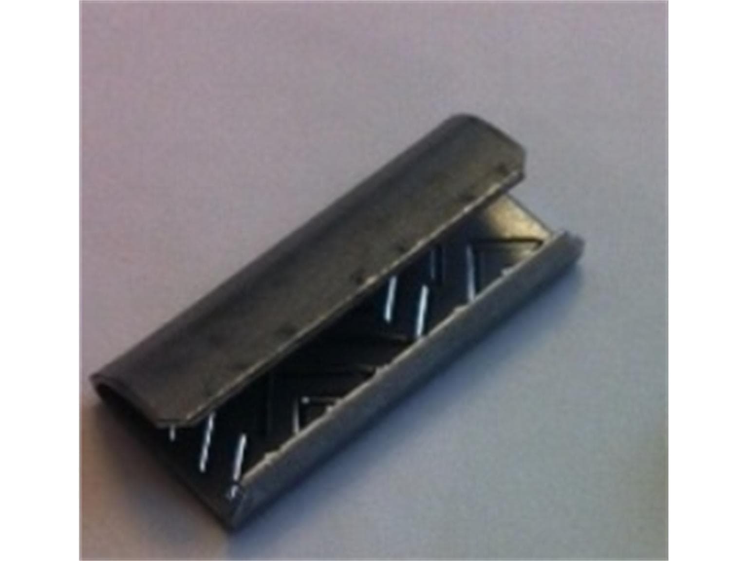 Manicotti di chiusura 13 x 30 x 0,8 mm in metallo, ruvidi