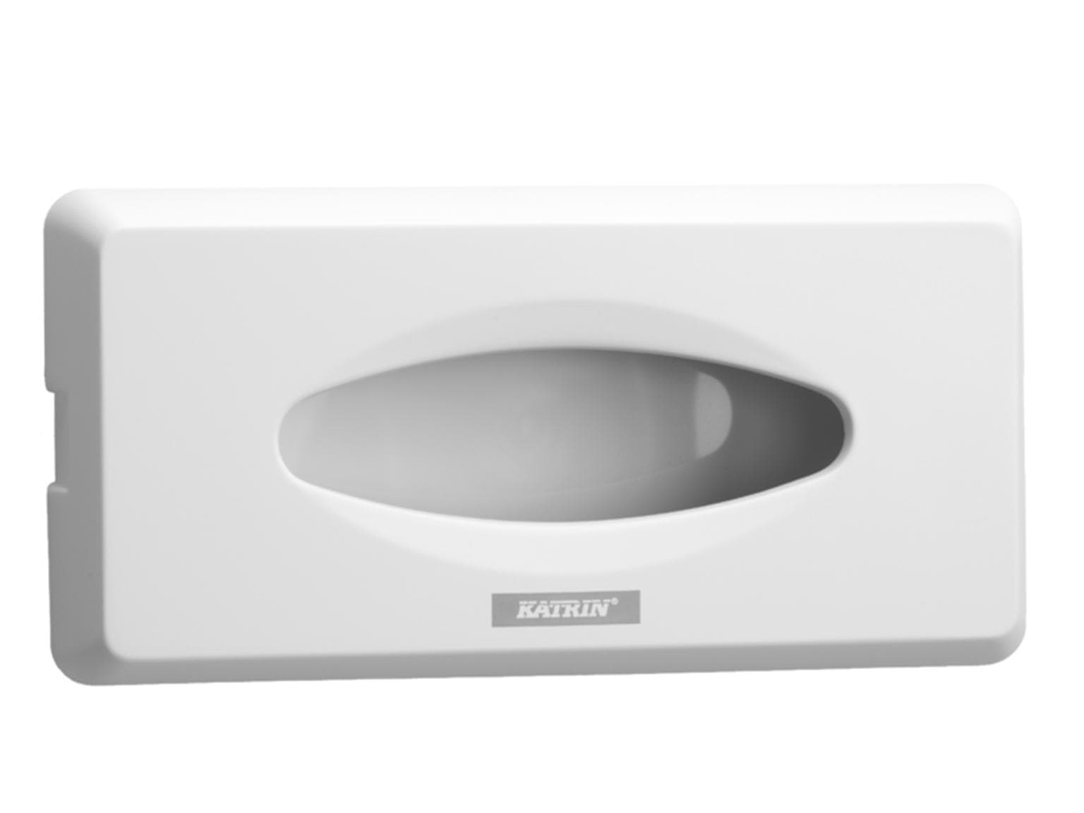 Distributeur de mouchoirs en papier Katrin 130 x 270 x 70 mm, blanc