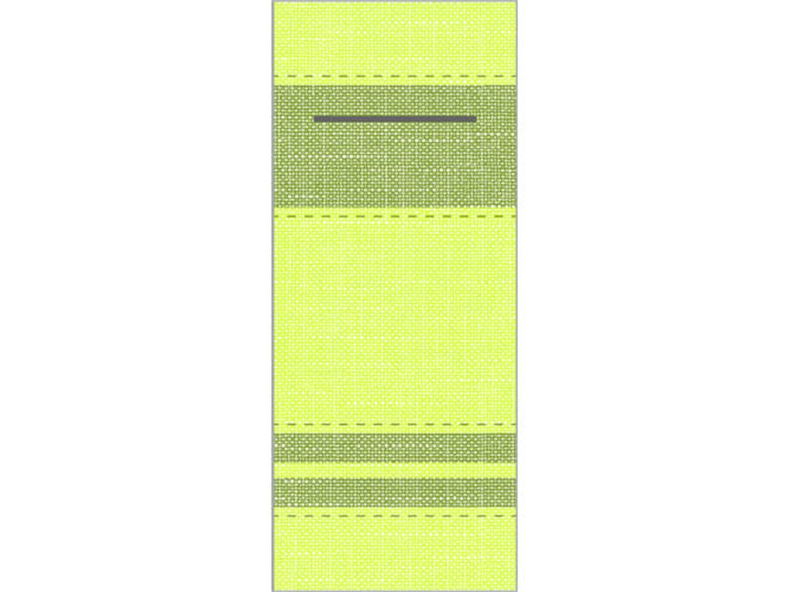 Tovagliolo monouso Airlaid, 40 x 33 cm, piega 1/8, Brooklyn (lime/oliva)