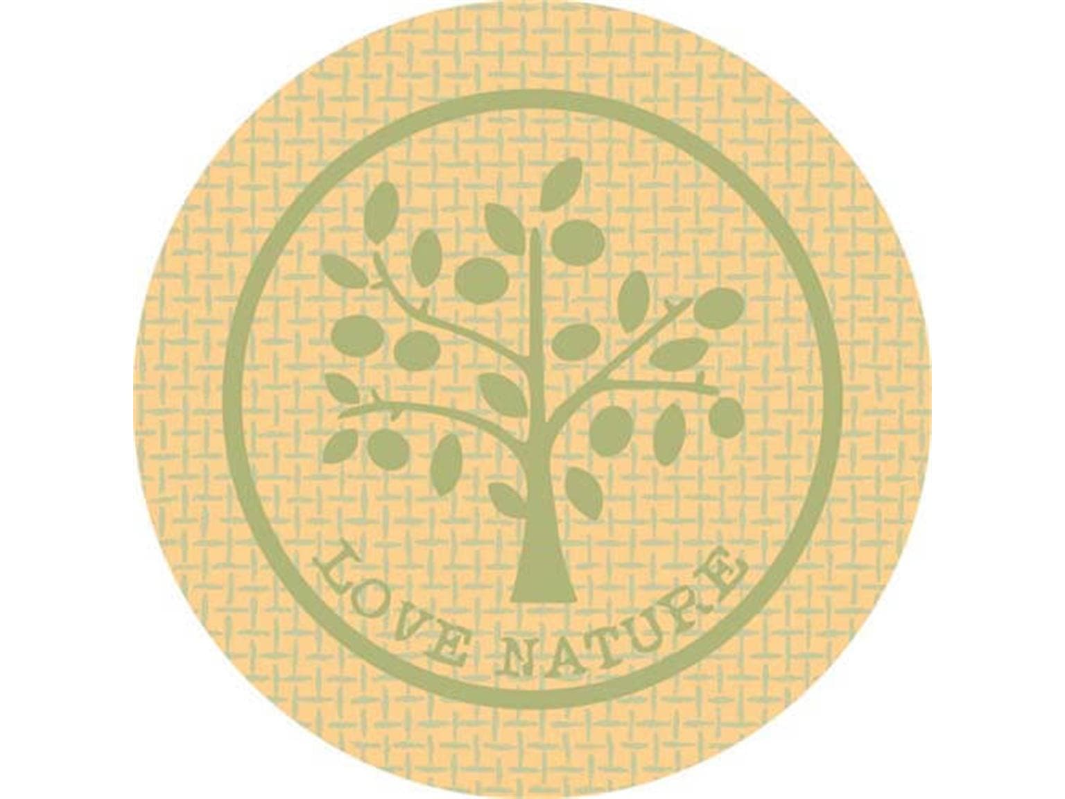 Tappi in cartoncino opaco, 80 mm, Love Nature Jute (verde)