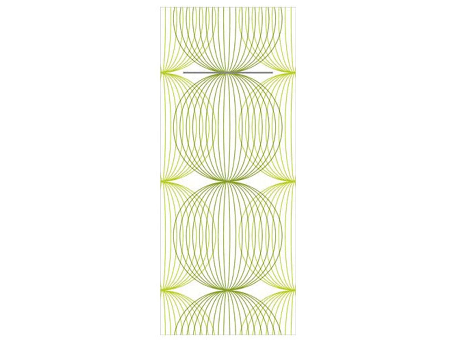 Tovagliolo monouso Airlaid, 40 x 33 cm, piega 1/8, Ludo (lime-oliva)