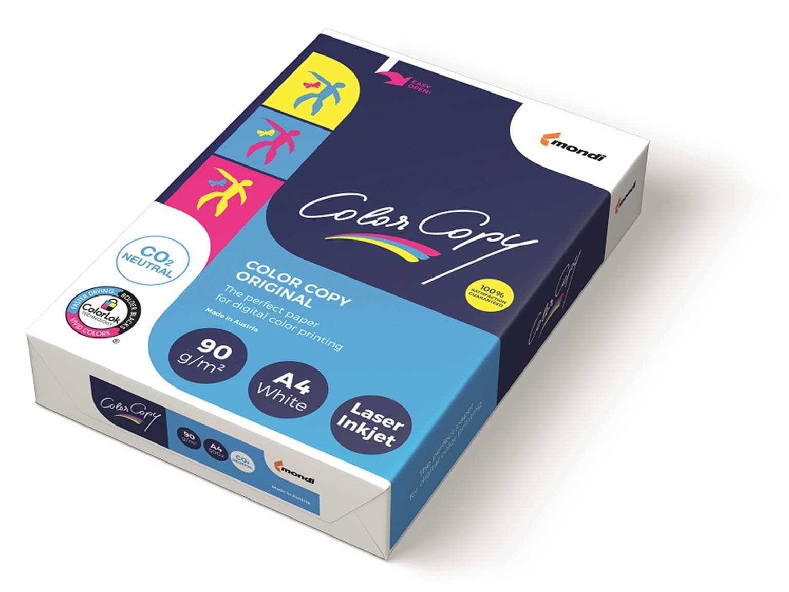 Papier photocopie Color Copy, A4, 90 g/m², blanc brillant, satiné, certifié FSC