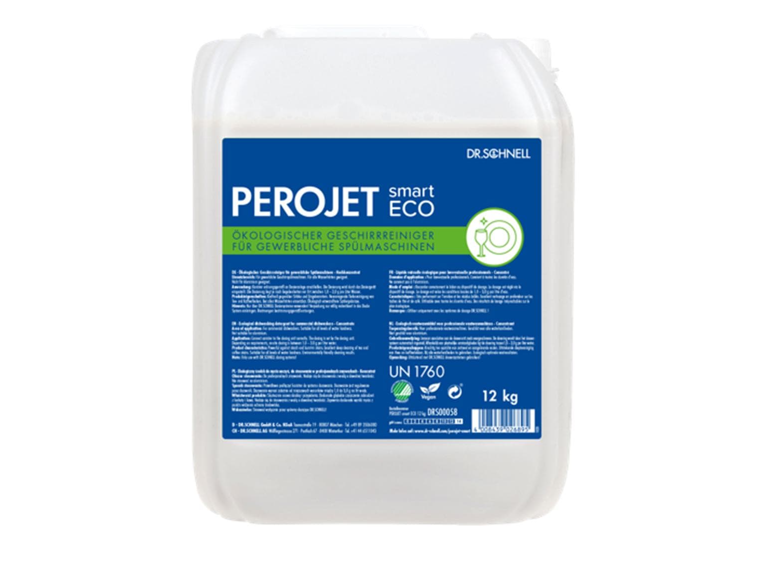 PEROJET smart ECO, détergent vaisselle sans chlore, écologique, extra fort, pour