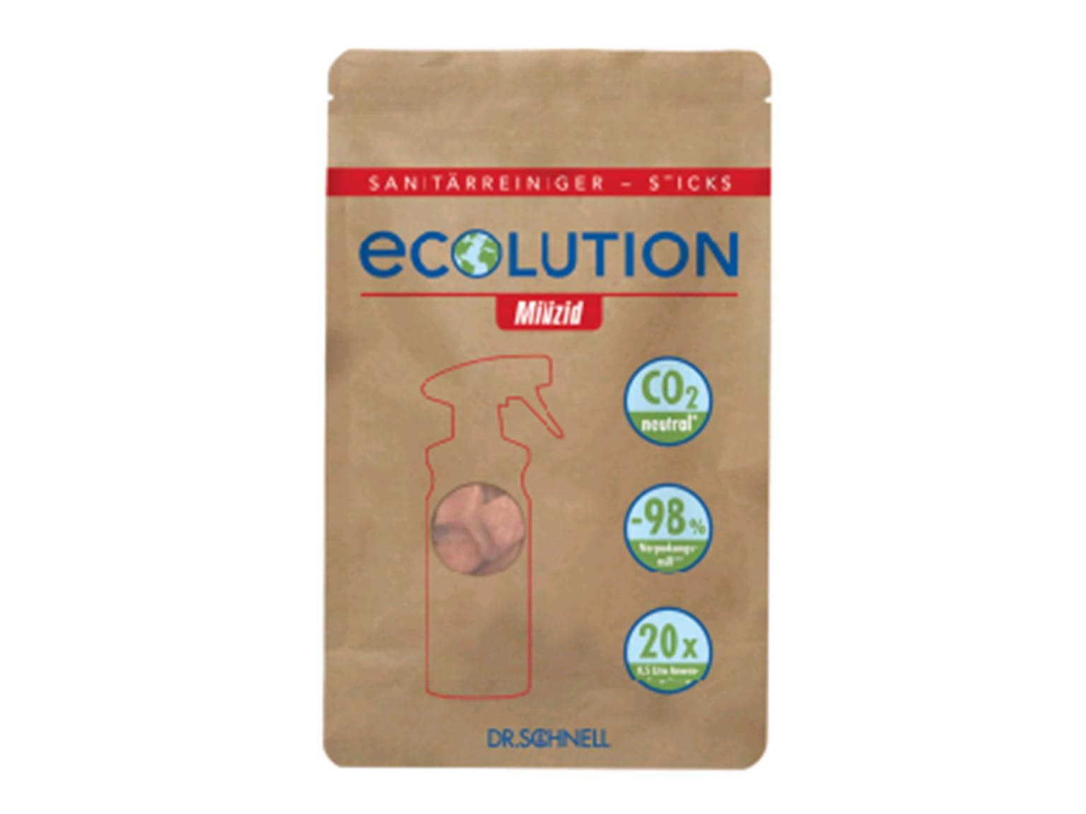 Milizid ECO, nettoyant sanitaire en poudre