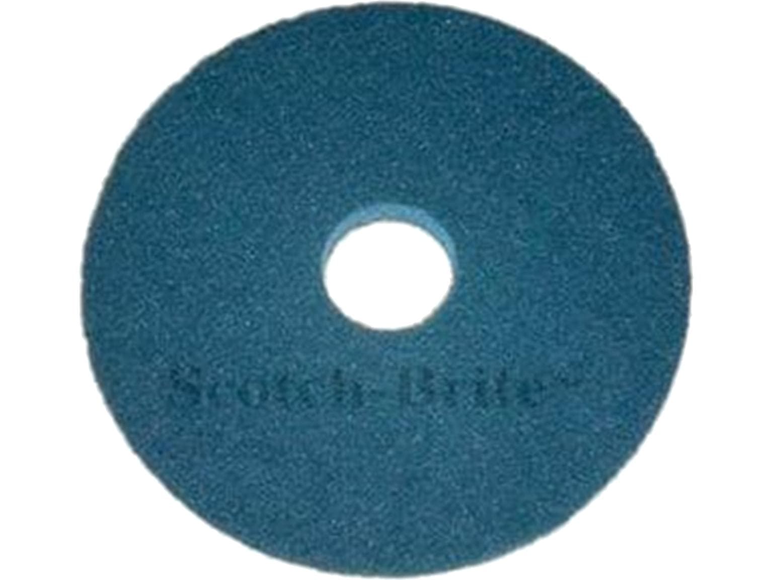 Superpad 3M Scotch-Brite, ø12'' = 305 mm bleu, en fibres polyester de haute qualité