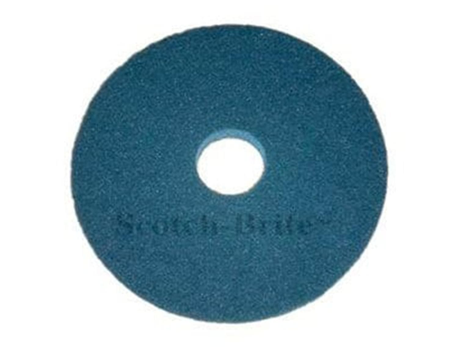 Superpad 3M Scotch-Brite, ø14'' = 355 mm bleu, en fibres de polyester