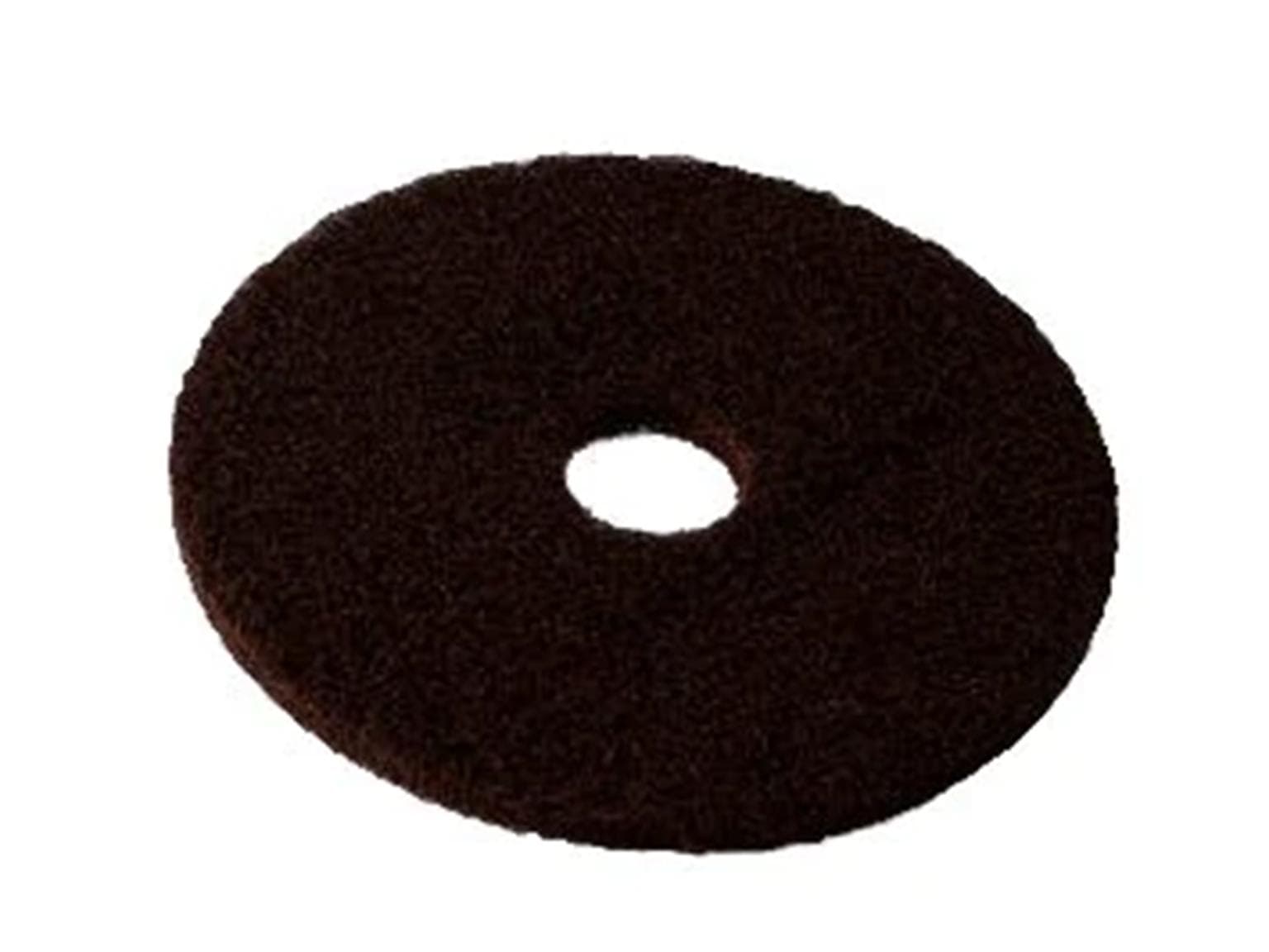 Superpad 3M Scotch-Brite, ø16'' = 406 mm marron, en fibres polyester, spécialement pour