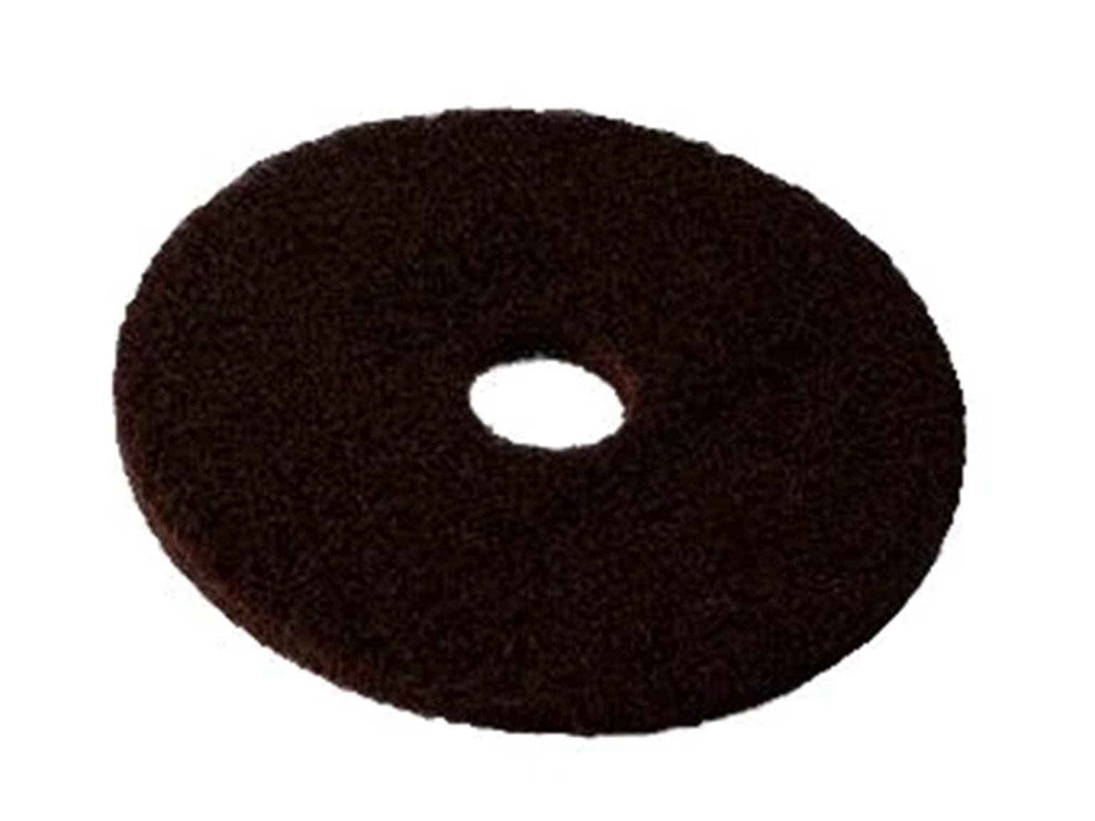 Superpad 3M Scotch-Brite, ø17'' = 432 mm marron, en fibres polyester, spécialement pour