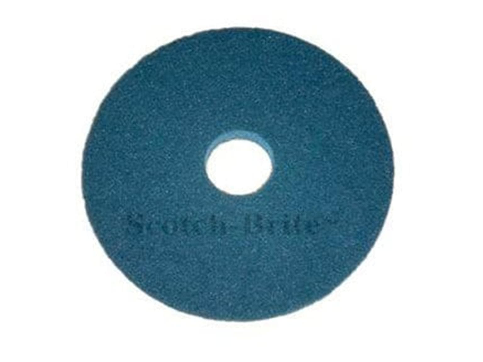 Superpad 3M Scotch-Brite, ø17'' = 432 mm bleu, en polyester, pour un nettoyage efficace