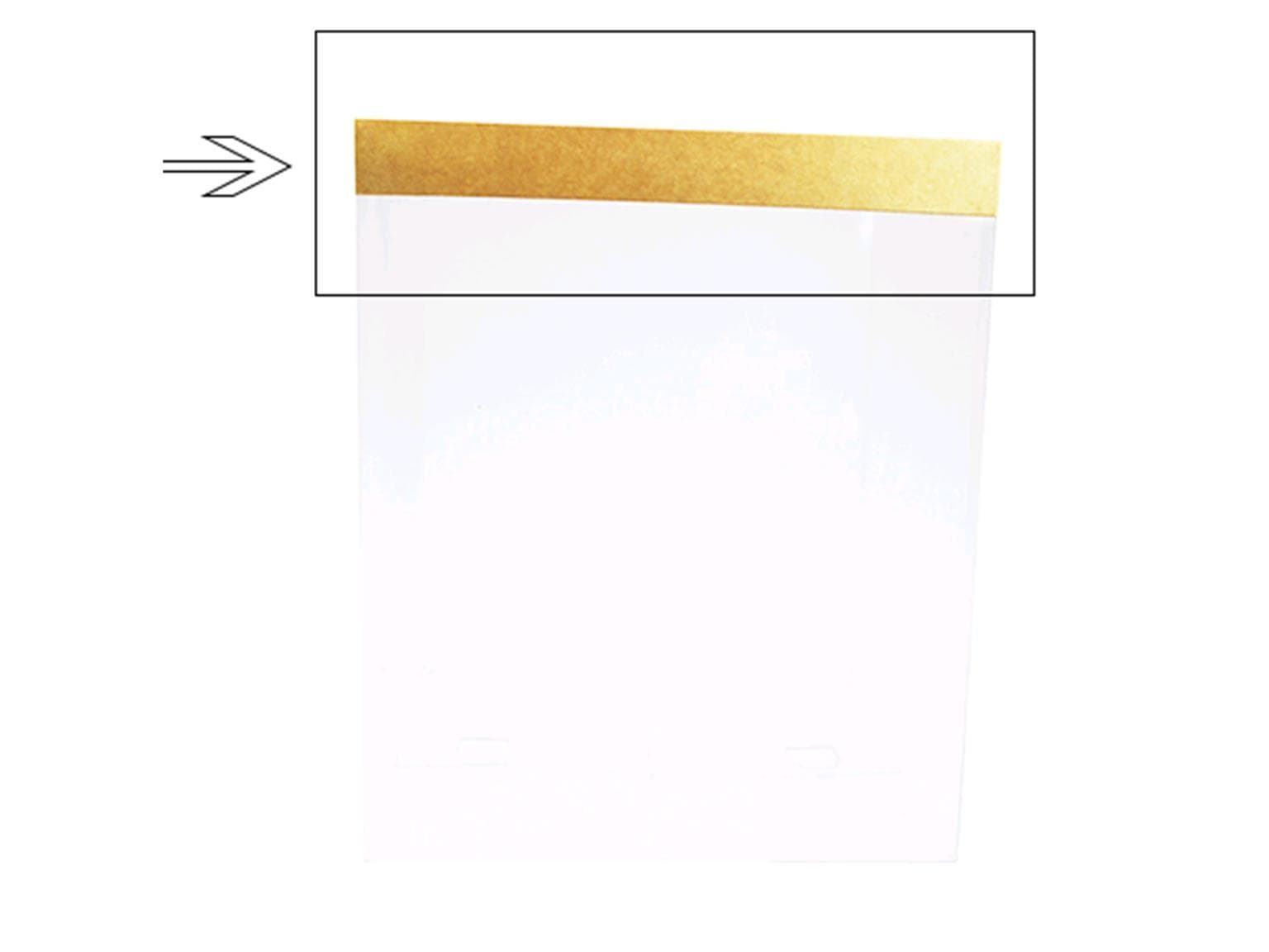 Fermeture n° 3, Kraft 100x60mm, livrée à plat