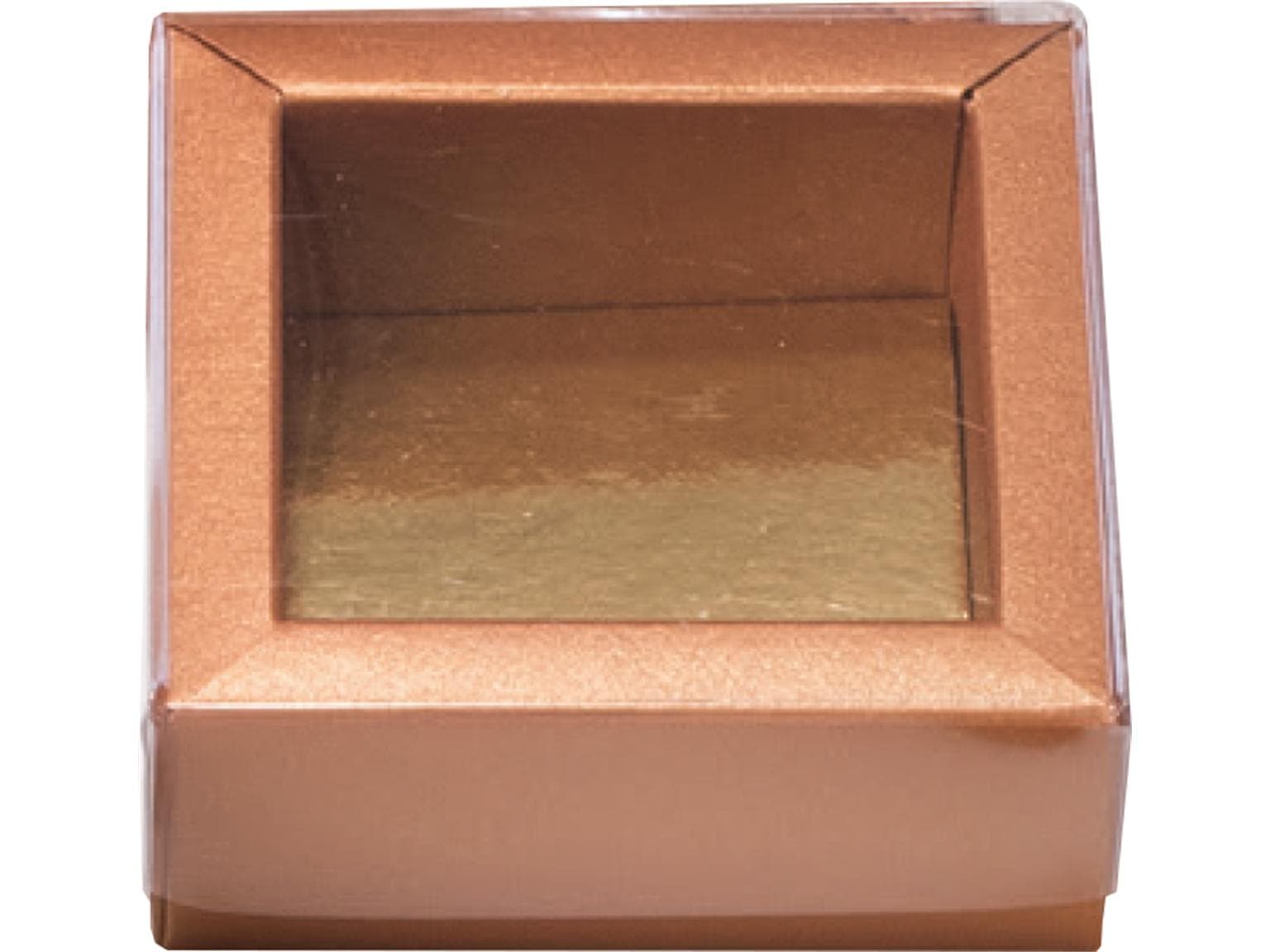 Jardinière n° 0, Coppertin Metallics 60 x 60/29 mm, rouille