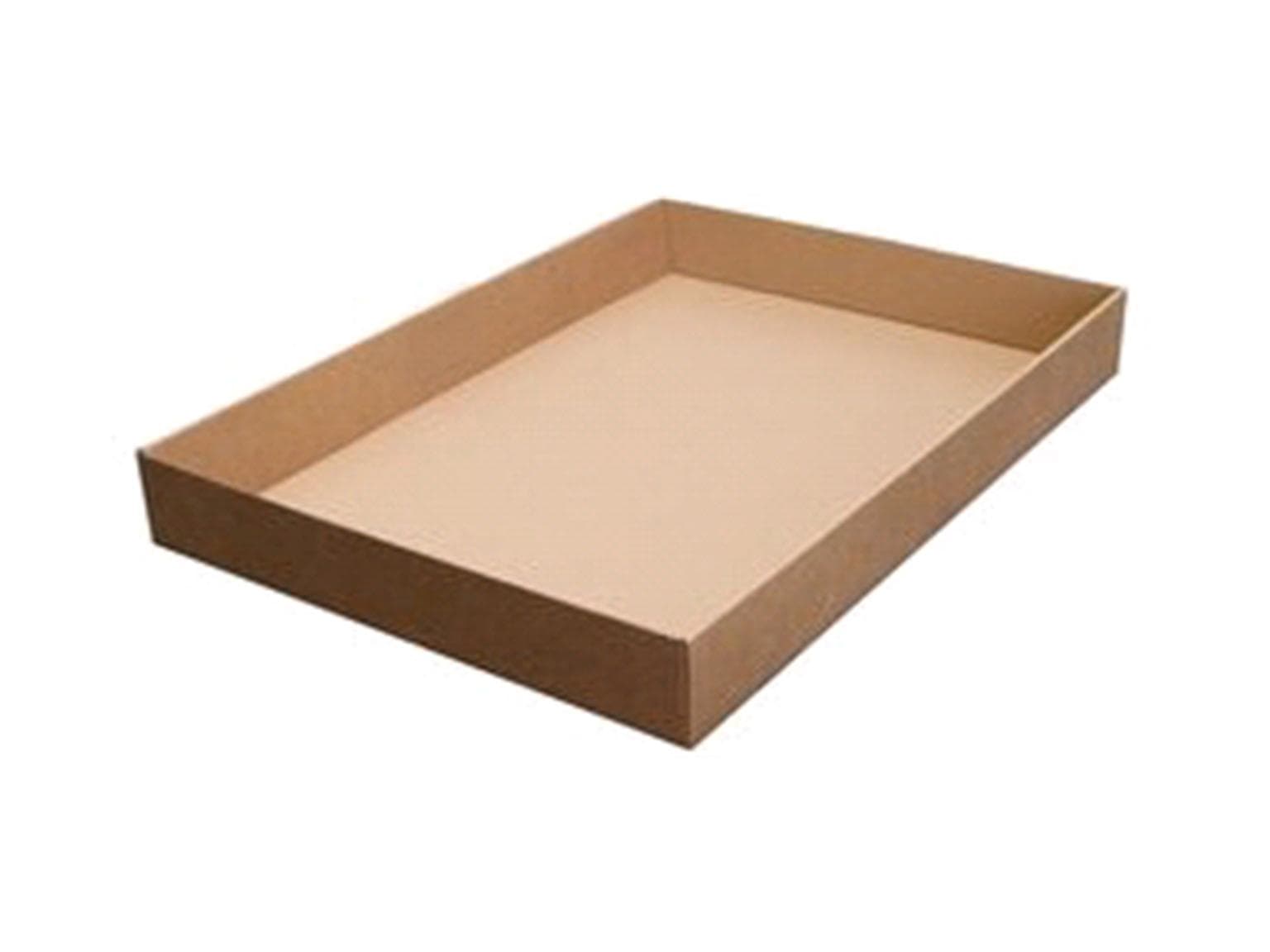 Boîtes à formulaire pour micro-ondes, A3 425 x 302 x 50 mm, marron, fond et couvercle