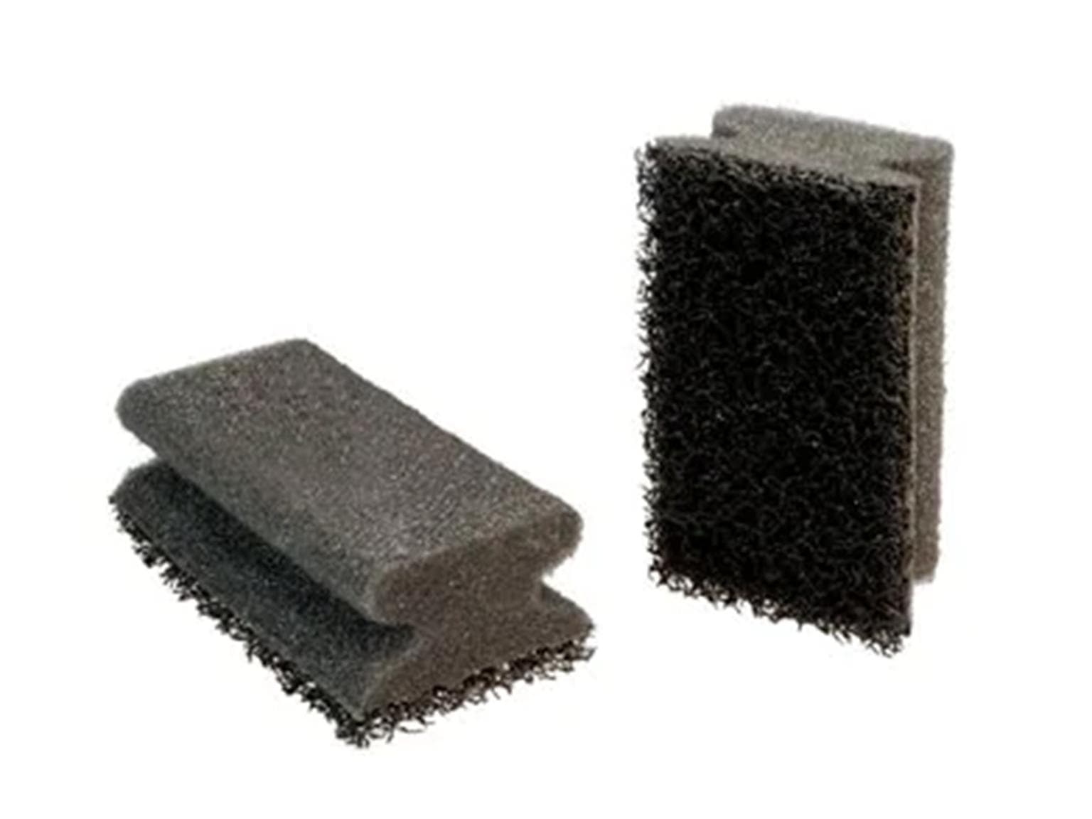 Éponges de nettoyage 3M Scotch-Brite noires/noires, 70 x 130 mm, partie non tissée