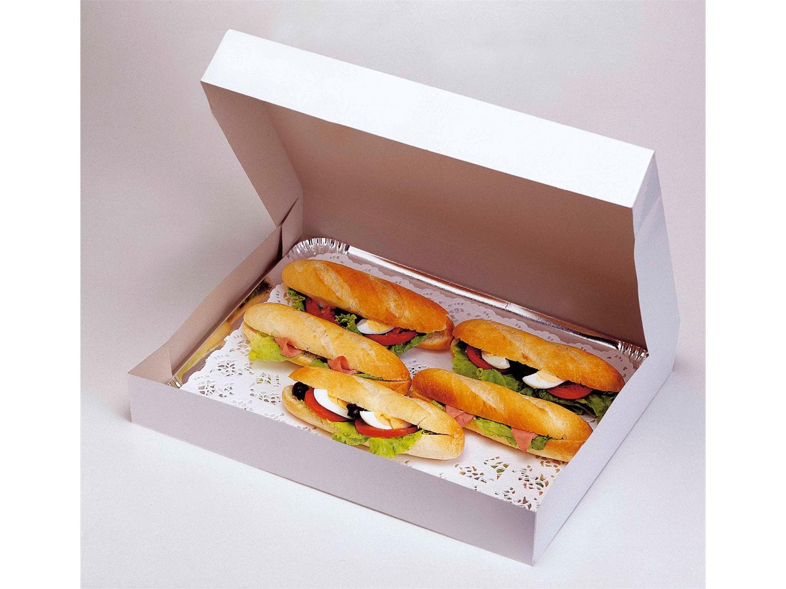 Carton pour plats de service 32 x 42 cm, blanc