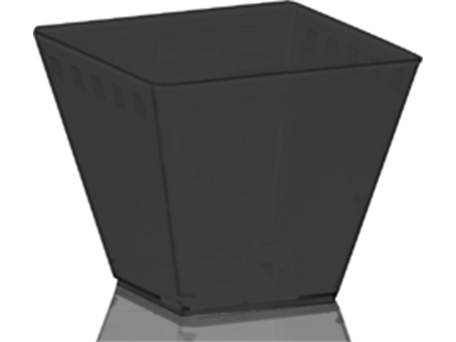 Ciotola alta Giunone, in plastica (PS) nera, 320 ml, 85 x 85 x 75 mm,