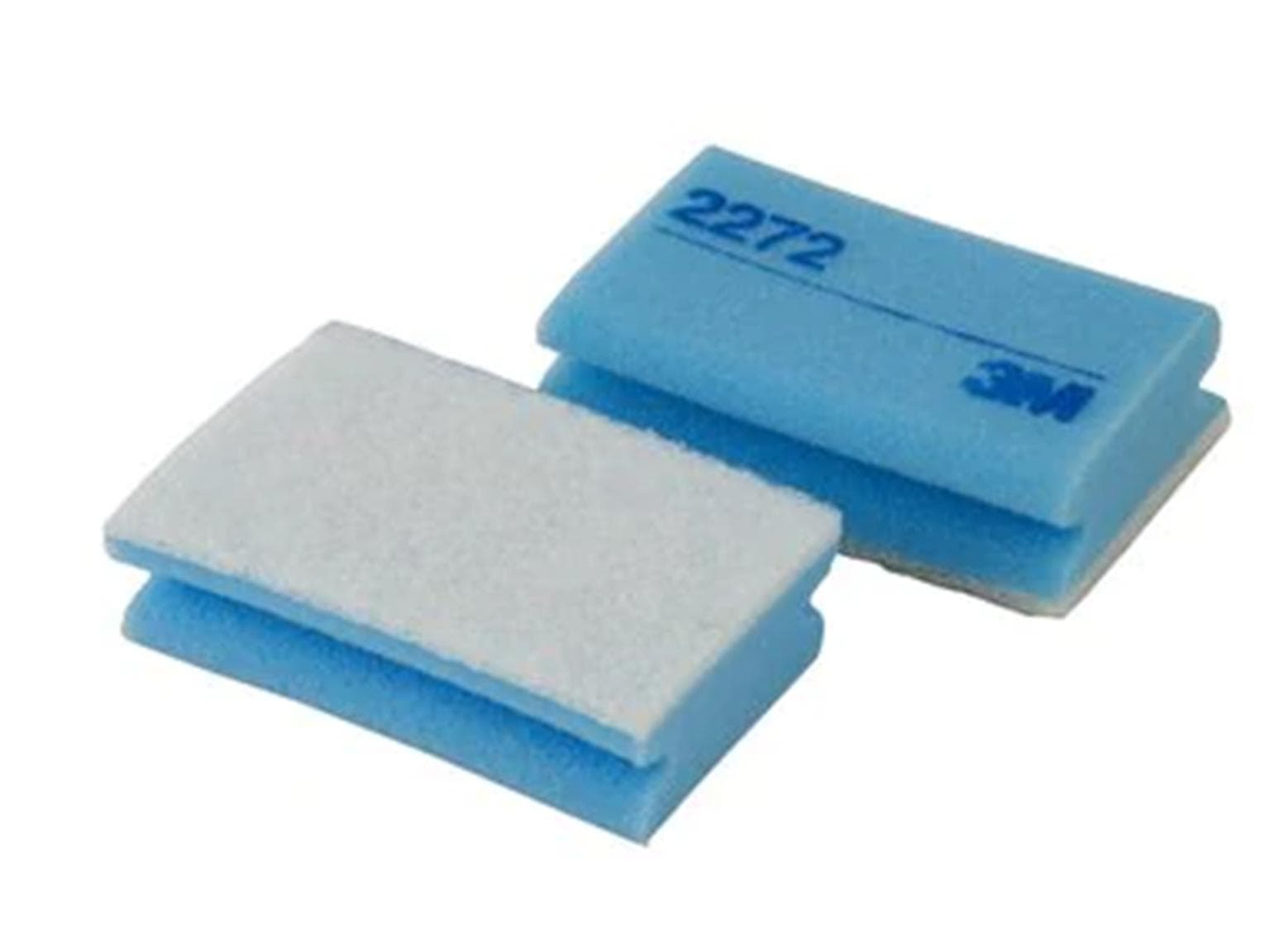 Scotch-Brite, bleu/blanc, 95 mm x 150 mm, nettoyage sans rayures des surfaces sensibles