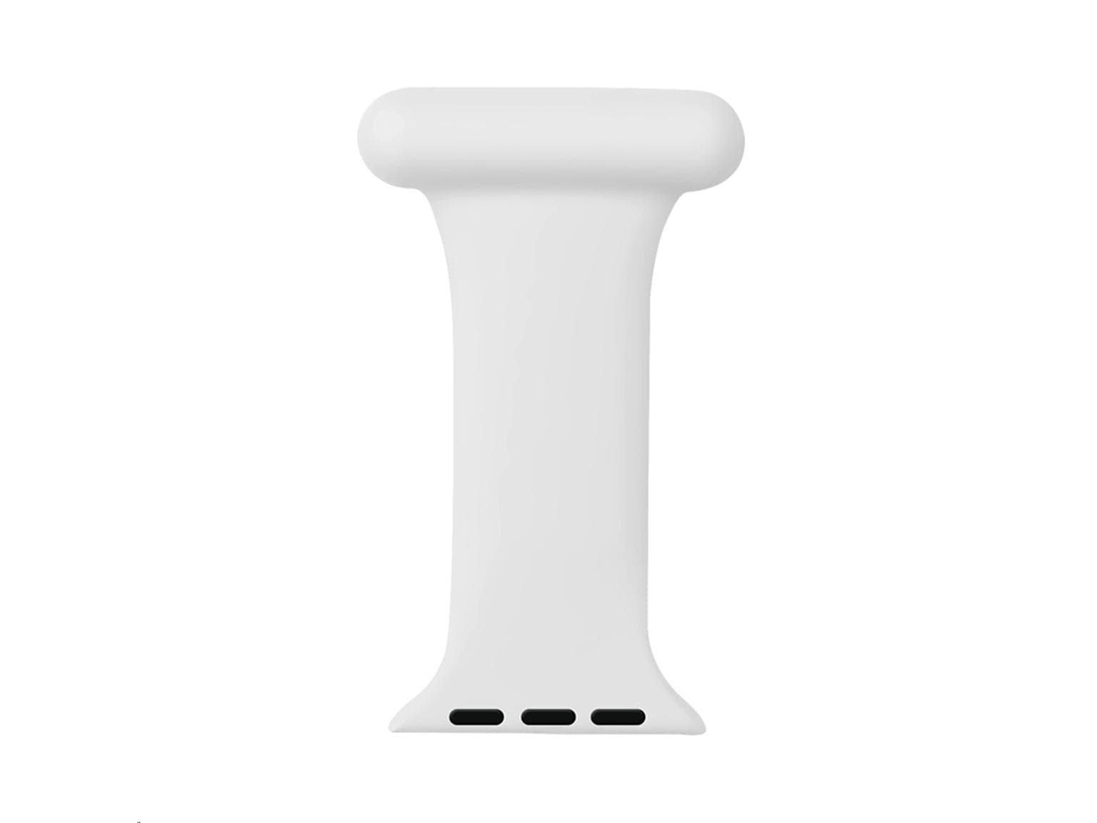 Spilla per Apple Watch, bianca, in silicone, grande (42/44 mm)