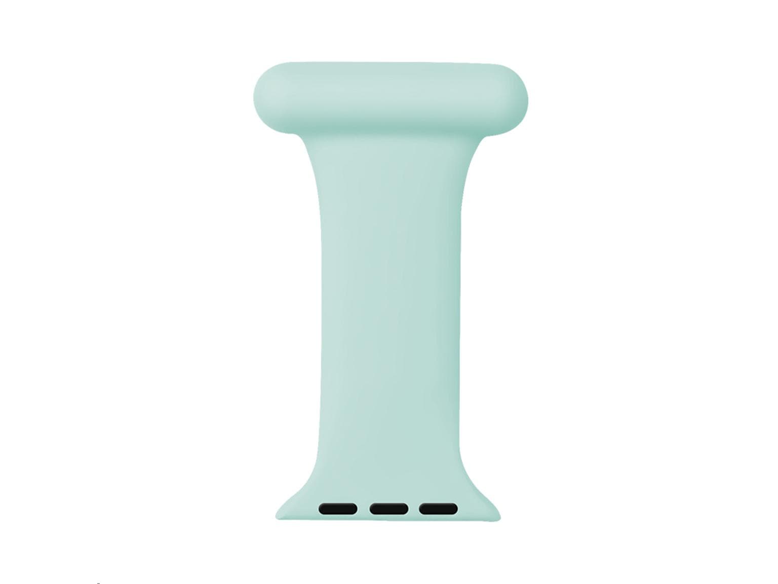 Spilla per Apple Watch, verde, silicone, grande (42/44 mm)