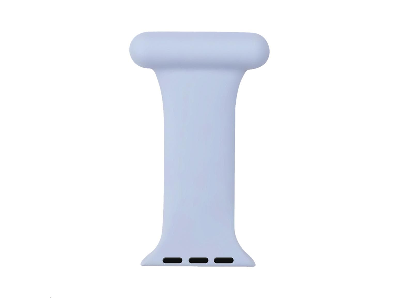 Spilla per Apple Watch, azzurro, silicone, piccola (38/40 mm)