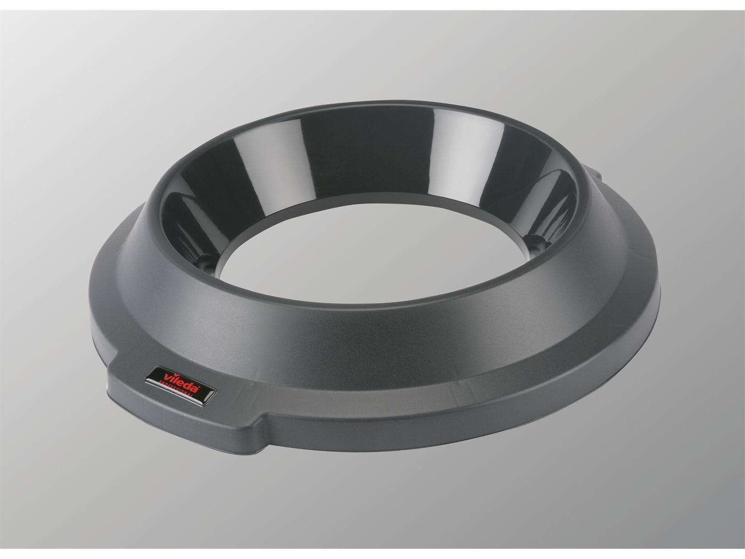 Titan - Coperchio a imbuto da 120 litri, grigio scuro, 57x61x11 cm