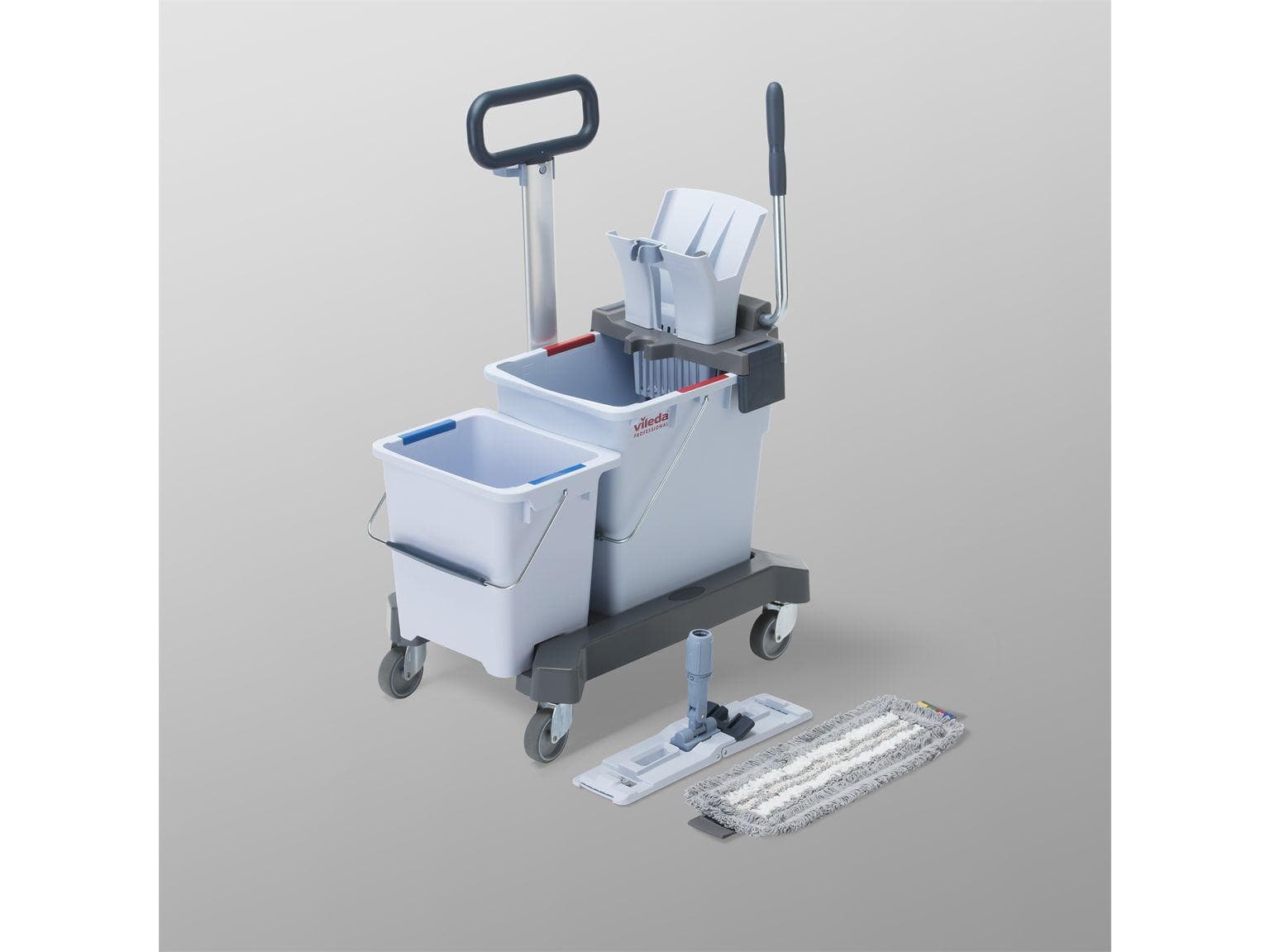 Set base con doppio secchio mobile US Pro (MP), 59x38x86 cm