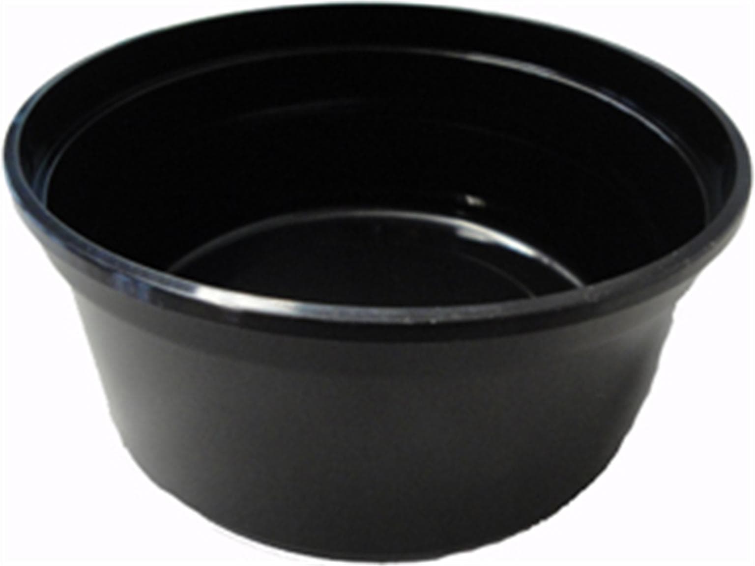 Tazza per gastronomia in PP, 350 ml rotonda ø 115 mm, nera