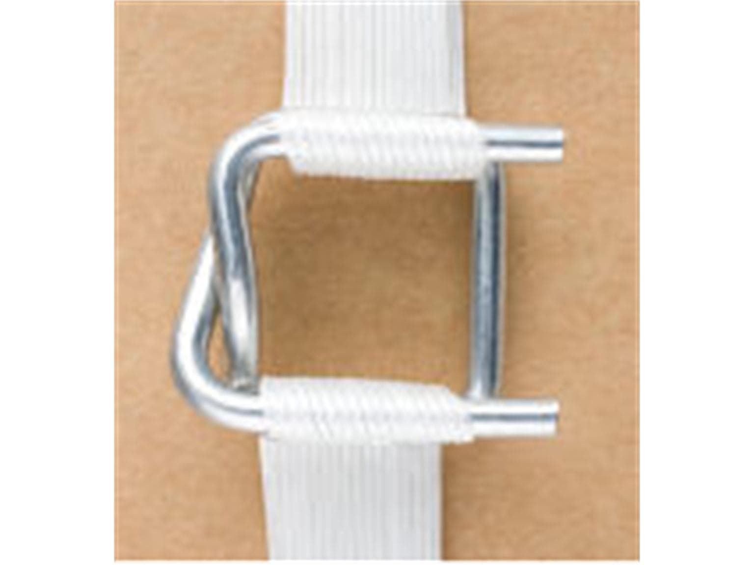 Nastro tessile "Hot Melt" 19 mm x 850 m bianco, resistenza alla trazione 450 kg, anima 76 mm