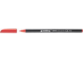 Feutre fibre edding 1200 rouge pointe ronde 1 mm