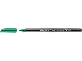 Feutre fibre edding 1200 vert pointe ronde 1 mm