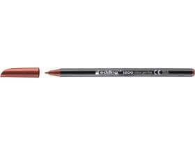 Feutre fibre edding 1200 marron pointe ronde 1 mm