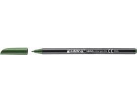 Feutre fibre edding 1200 vert olive pointe ronde 1 mm