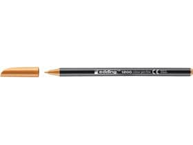 Feutre fibre edding 1200 orange clair pointe ronde 1 mm