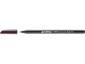 Feutre fibre edding 1200 marron foncé pointe ronde 1 mm