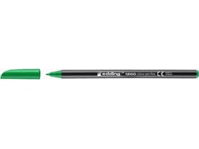 Feutre fibre edding 1200 vert fluo pointe ronde 1 mm