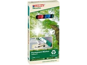 Marqueur permanent edding 21 E-4 EcoLine pointe ogive 1,5-3 mm, respectueux de l'environnement