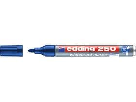 edding Boardmarker 250 bleu pointe ronde 1,5-3 mm, marqueur pour tableau blanc