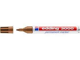 Marqueur permanent Edding 3000 ocre pointe ronde 1,5-3 mm