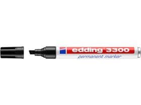 Marqueur permanent Edding 3300 noir pointe biseautée 1-5 mm