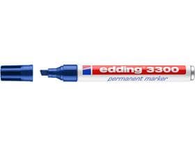 Marqueur permanent Edding 3300 bleu pointe biseautée 1-5 mm