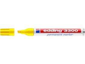 Marqueur permanent Edding 3300 jaune pointe biseautée 1-5 mm