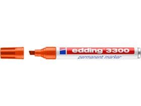 Marqueur permanent Edding 3300 pointe biseautée orange 1-5 mm