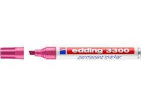 Marqueur permanent Edding 3300 rose pointe biseautée 1-5 mm