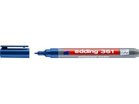 Marqueur pour tableau blanc edding Boardmarker 361 bleu à pointe ronde 1 mm, fin