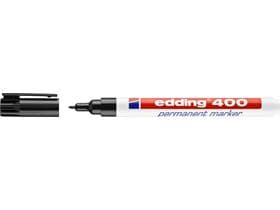 Marqueur permanent Edding 400 noir pointe ronde 1 mm, écriture fine