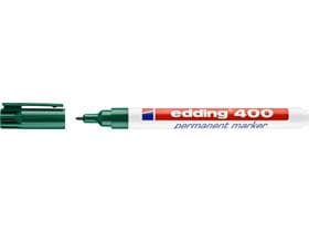 Marqueur permanent Edding 400 vert pointe ronde 1 mm, écriture fine