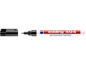Marqueur permanent Edding 404 noir pointe ronde 0,75 mm, écriture fine
