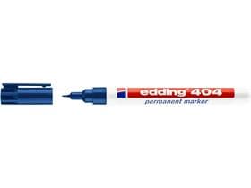 Marqueur permanent Edding 404 bleu pointe ronde 0,75 mm, écriture fine