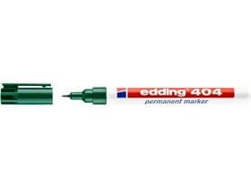 Marqueur permanent Edding 404 vert pointe ronde 0,75 mm, écriture fine