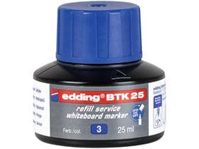 Recharge d'encre edding BTK25 bleue avec système capillaire