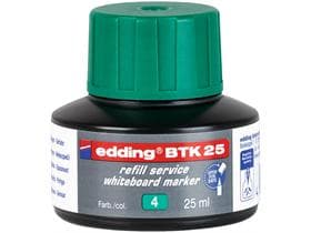 Recharge d'encre edding BTK25 verte avec système capillaire